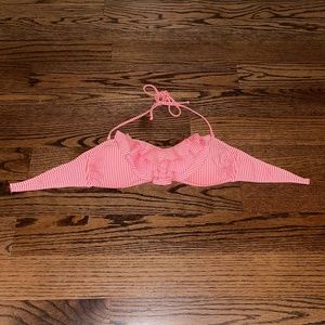 Abercrombie and Fitch Seersucker Bikini Top